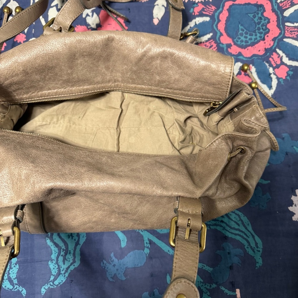 Gerard Darel Brown Leather Crossbody Bag - Picture 2 of 5